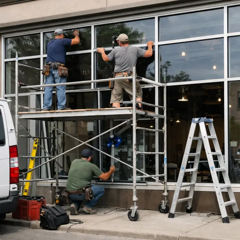 Commercial Window Installation Oldtown
